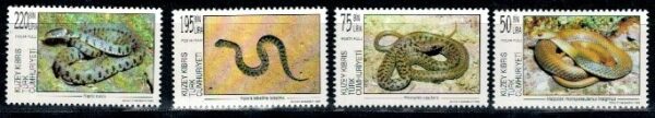 WĘŻE CYPR TURECKI MI.495-498**