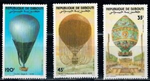 LOT BALONEM DJIBOUTI MI.358-360**