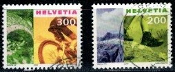 SPORT SZWAJCARIA MI.1744-1745 KASOWANE