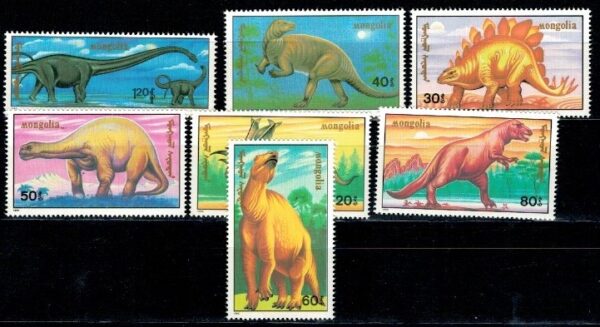 DINOZAURY MONGOLIA MI.2166-2172**