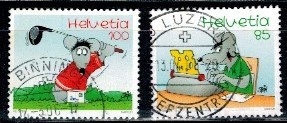 DZIEŃ DZIECKA SZWAJCARIA MI.1915-1916 KASOWANE