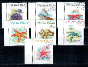 RAFA KORALOWA ALBANIA MI.1060-1066 KASOWANE