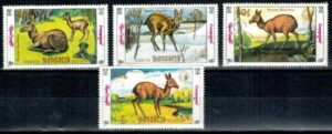 PIŻMOWIEC SYBERYJSKI MONGOLIA MI.2130-2133**