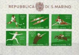 OLIMPIADA LETNIA SAN MARINO MI.BL.7**