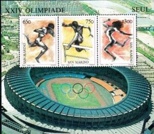 OLIMPIADA LETNIA SAN MARINO MI.BL.11**