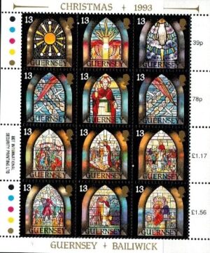 BOŻE NARODZENIE GUERNSEY MI.ARK.622-633**