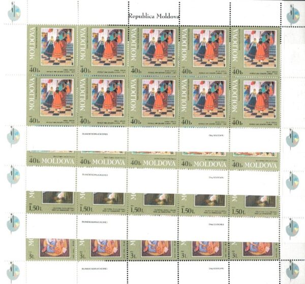 MALARSTWO MOŁDAWIA MI.425-428**