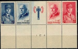 WOJSKO FRANCJA MI.581-584**