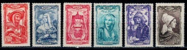SŁAWNI LUDZIE FRANCJA MI.606-611**
