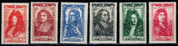 SŁAWNI LUDZIE FRANCJA MI.624-629**