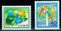 PTAKI JAPONIA MI.1592-1593**