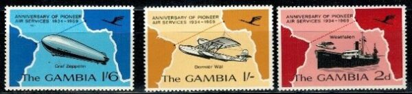 TRANSPORT GAMBIA MI.236-238**