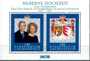 SŁAWNI LUDZIE LIECHTENSTEIN MI.BL.14**