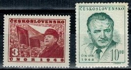SŁAWNI LUDZIE CZECHOSŁOWACJA MI.564-565**