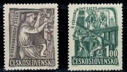 ROBOTNICY CZECHOSŁOWACJA MI.597-598**
