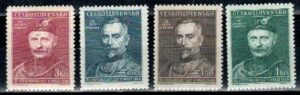 SŁAWNI LUDZIE CZECHOSŁOWACJA MI.540-543**