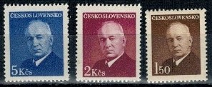 SŁAWNI LUDZIE CZECHOSŁOWACJA MI.529-531**