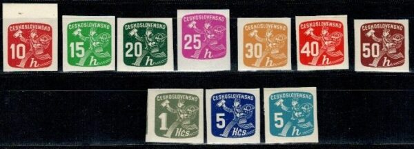 POCZTA CZECHOSŁOWACJA MI.480-489B**