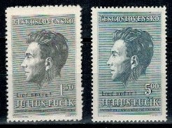 SŁAWNI LUDZIE CZECHOSŁOWACJA MI.645-646**