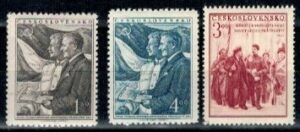 SŁAWNI LUDZIE CZECHOSŁOWACJA MI.696-698**