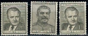 SŁAWNI LUDZIE CZECHOSŁOWACJA MI.793-794**