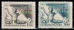 ROCZNICA CZECHOSŁOWACJA MI.741-742**