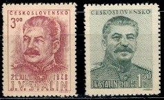 J.V.STALIN CZECHOSŁOWACJA MI.603-604**