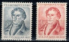 SŁAWNI LUDZIE CZECHOSŁOWACJA MI.705-706**