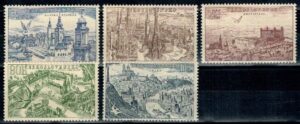ARCHITEKTURA CZECHOSŁOWACJA MI.894-898**