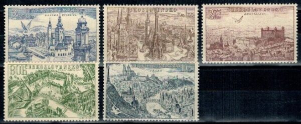 ARCHITEKTURA CZECHOSŁOWACJA MI.894-898**