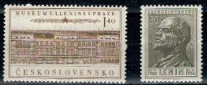 V.LENIN CZECHOSŁOWACJA MI.844-845**