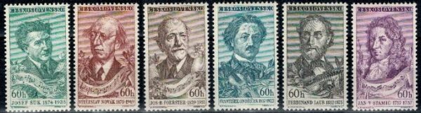 KOMPOZYTORZY CZECHOSŁOWACJA MI.1018-1023**