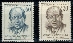 SŁAWNI LUDZIE CZECHOSŁOWACJA MI.887-888**