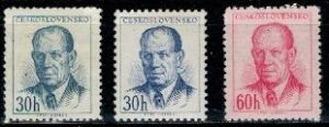 SŁAWNI LUDZIE CZECHOSŁOWACJA MI.816-817a,b**