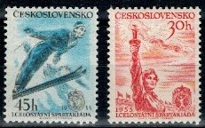 OLIMPIADA ZIMOWA CZECHOSŁOWACJA MI.890-891**
