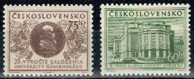 ZAŁOŻENIE UNIWERSYTETU CZECHOSŁOWACJA MI.892-893**