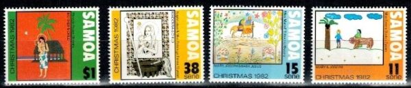BOŻE NARODZENIE SAMOA MI.490-493**