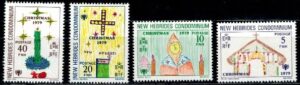 BOŻE NARODZENIE NOWE HEBRYDY MI.545-548**