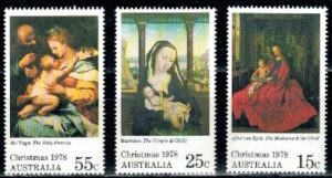 BOŻE NARODZENIE AUSTRALIA MI.660-662**