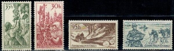 ROLNICTWO CZECHOSŁOWACJA MI.984-987**