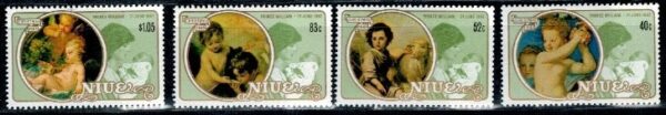 BOŻE NARODZENIE NIUE MI.477-480**