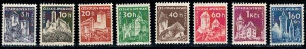 ZAMKI CZECHOSŁOWACJA MI.1185-1192**