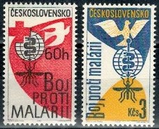 WALKA Z MALARIĄ CZECHOSŁOWACJA MI.1348-1349**