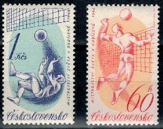 SIATKÓWKA CZECHOSŁOWACJA MI.1596-1597**