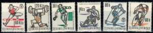 SPORT CZECHOSŁOWACJA MI.1377-1382**