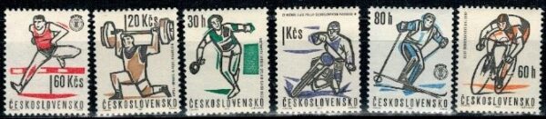 SPORT CZECHOSŁOWACJA MI.1377-1382**