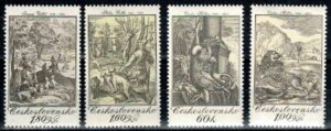 BOŚNIE I LEGENDY CZECHOSŁOWACJA MI.2240-2243**