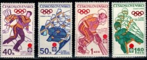 OLIMPIADA ZIMOWA CZECHOSŁOWACJA MI.2050-2053**