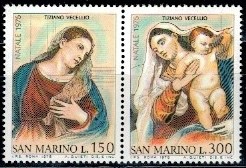 BOŻE NARODZENIE SAN MARINO MI.1125-1126**