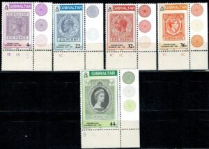 DZIEŃ ZNACZKA GIBRALTAR MI.505-509**
